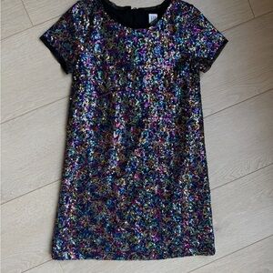 GAP Girls Multicolor Sequin Party Dress size M